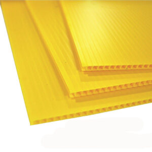 Buy Finest Coroplast Sheet in Yellow Color