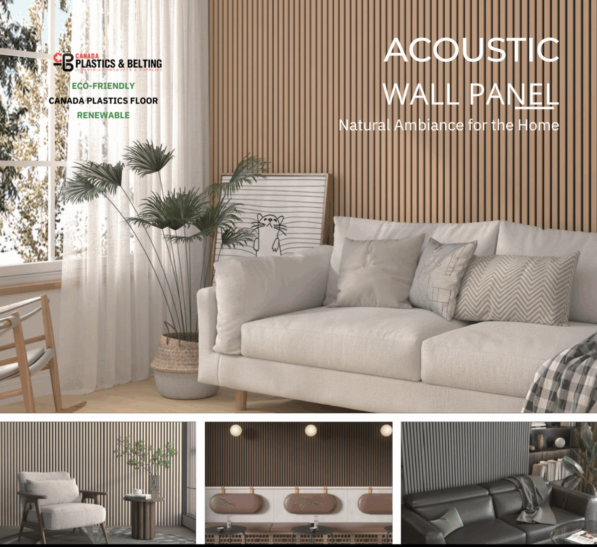 Acoustic wall Panels in modern decoration