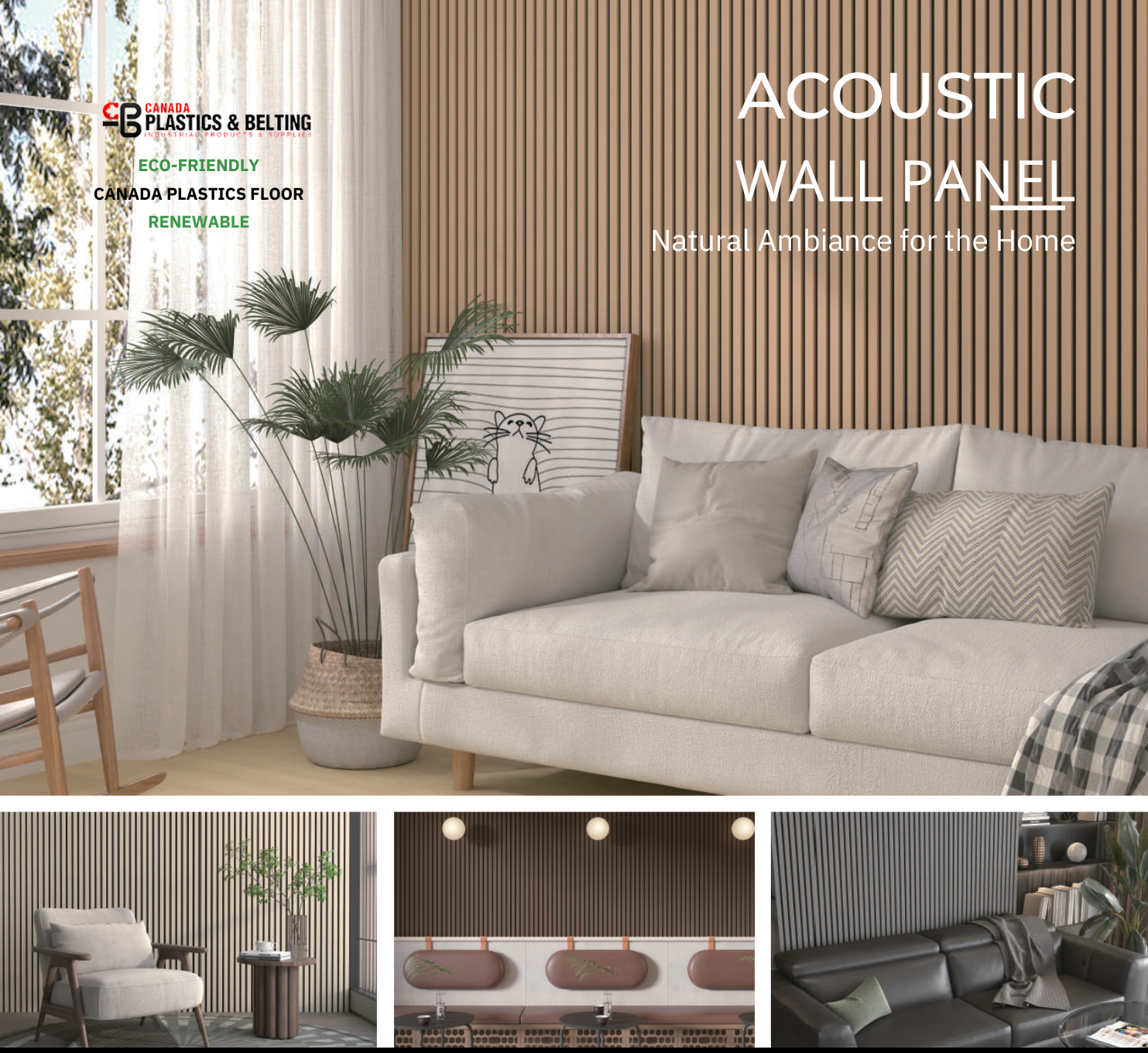 Acoustic wall Panels in modern decoration