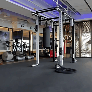 Rubber flooring in Gym