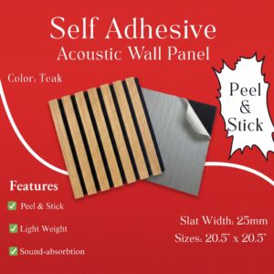 Self Adhesive Acoustic Wall Panels - Effortless DIY