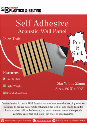 Self adhesive panels