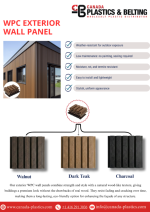 WPC exterior wall cladding panels