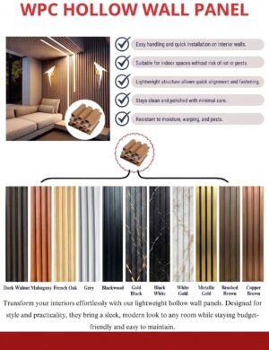 WPC Hollow Wall Panels