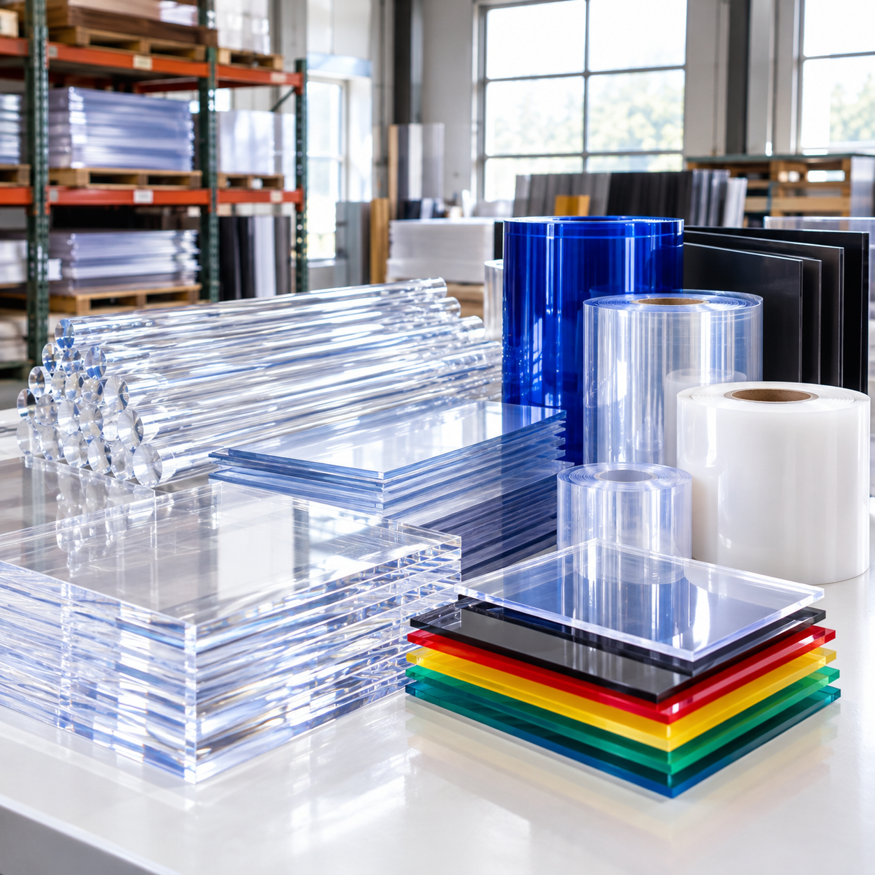 Industrial Acrylic Materials Showcase Industrial Acrylic Materials Showcase